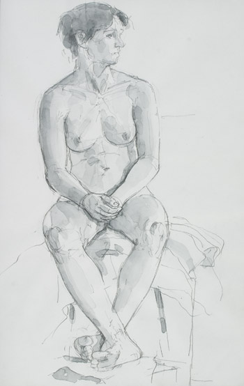 Robyn seated II by Frederick Ortner