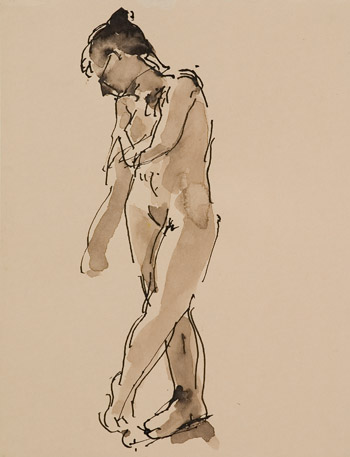 ink & wash I by Frederick Ortner