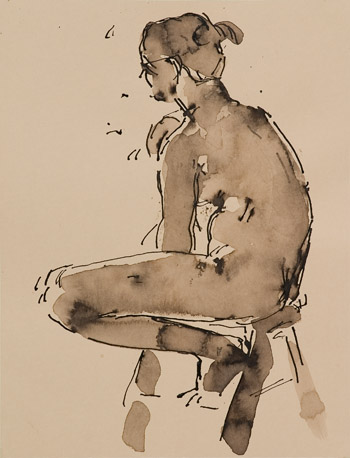 ink & wash II by Frederick Ortner