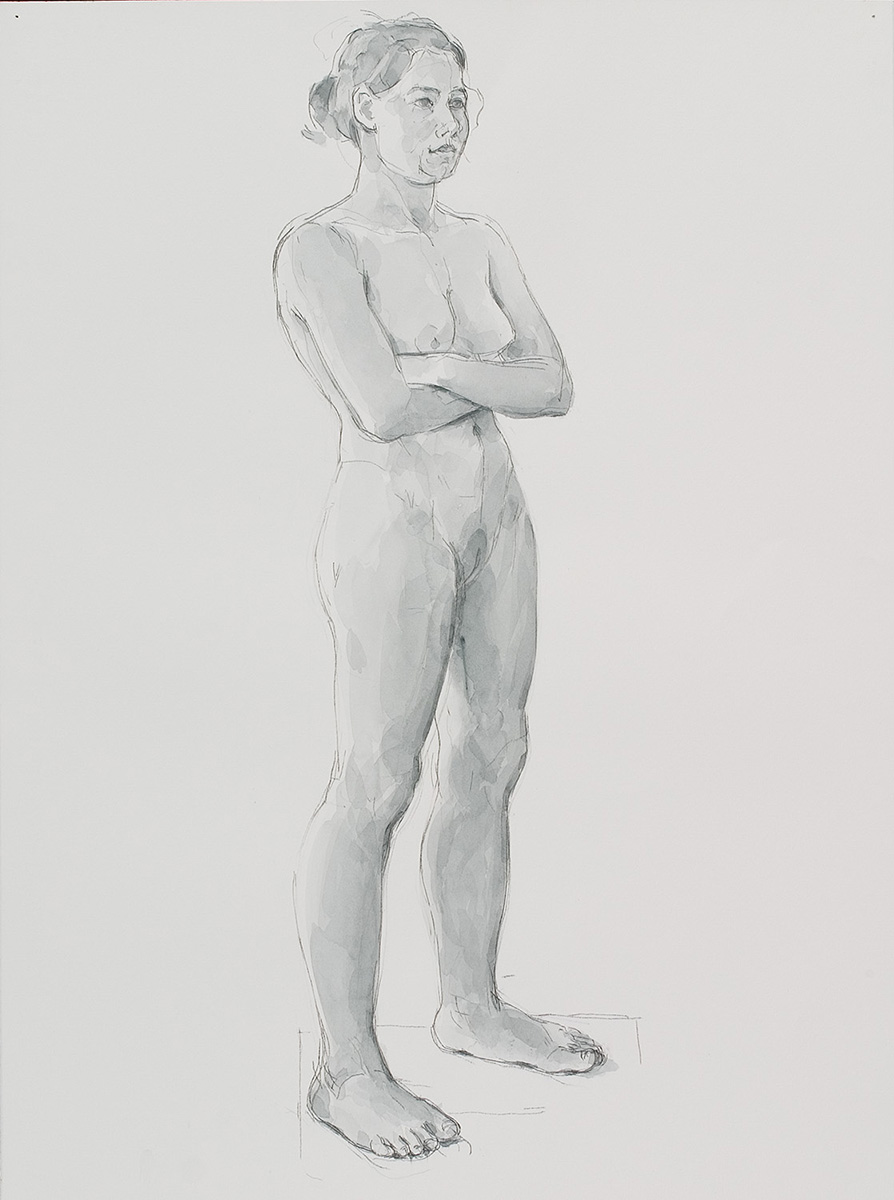Jolie standing I by Frederick Ortner (larger)