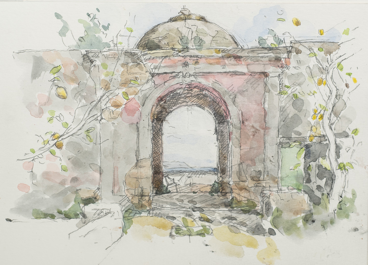 Procida, towards the sea by Frederick Ortner (larger)