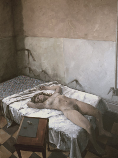 Kyna asleep by Frederick Ortner