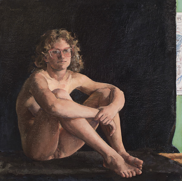 Kyna seated by Frederick Ortner