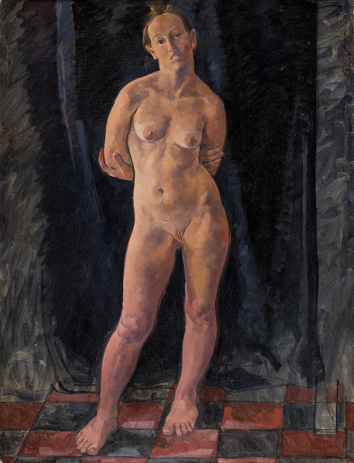 Sydney standing by Frederick Ortner (larger)