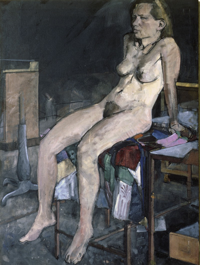 seated figure by Frederick Ortner