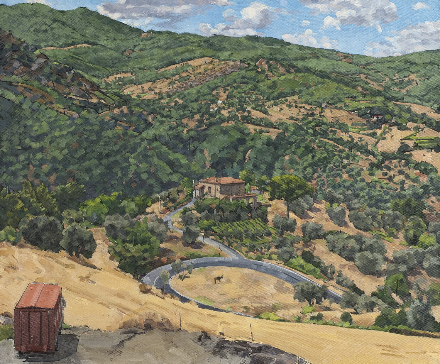 Accettura, country by Frederick Ortner (larger)